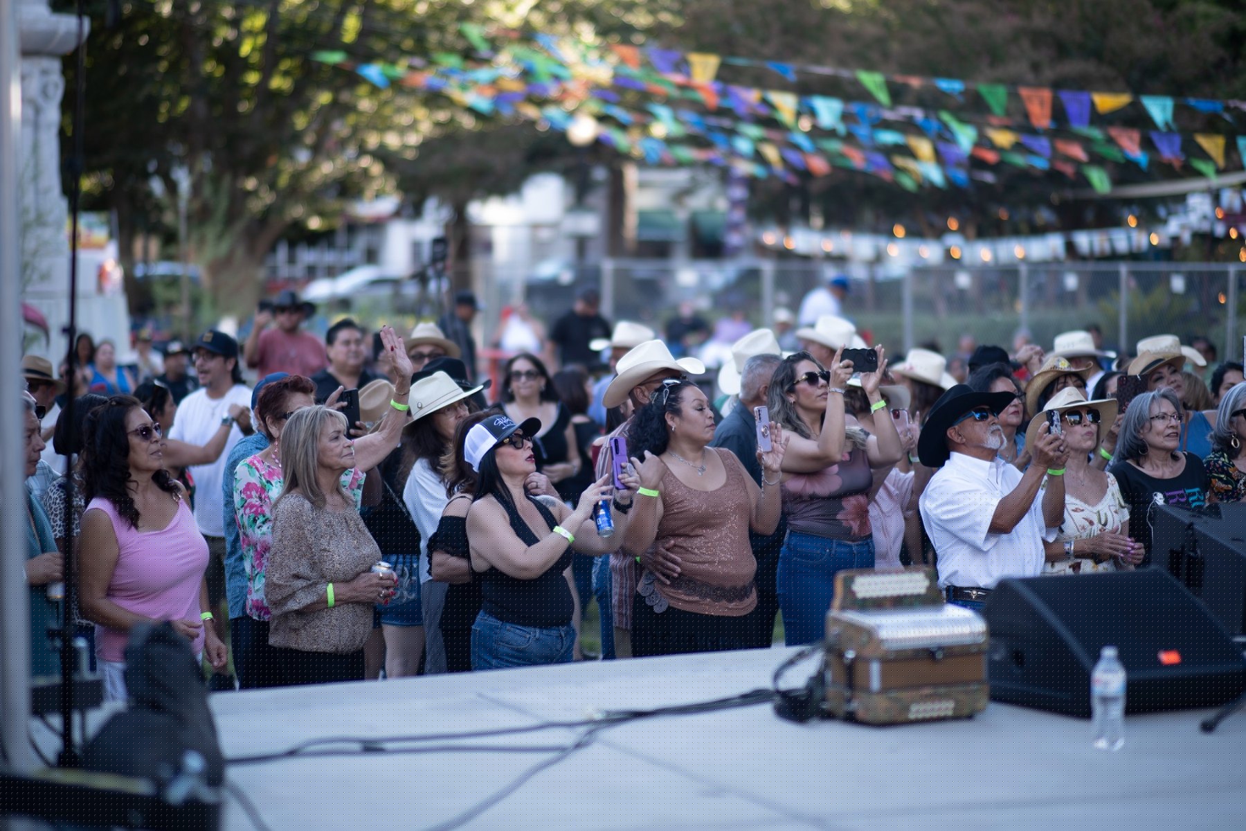 Tejano festival audience watching a live performance in Sacramento