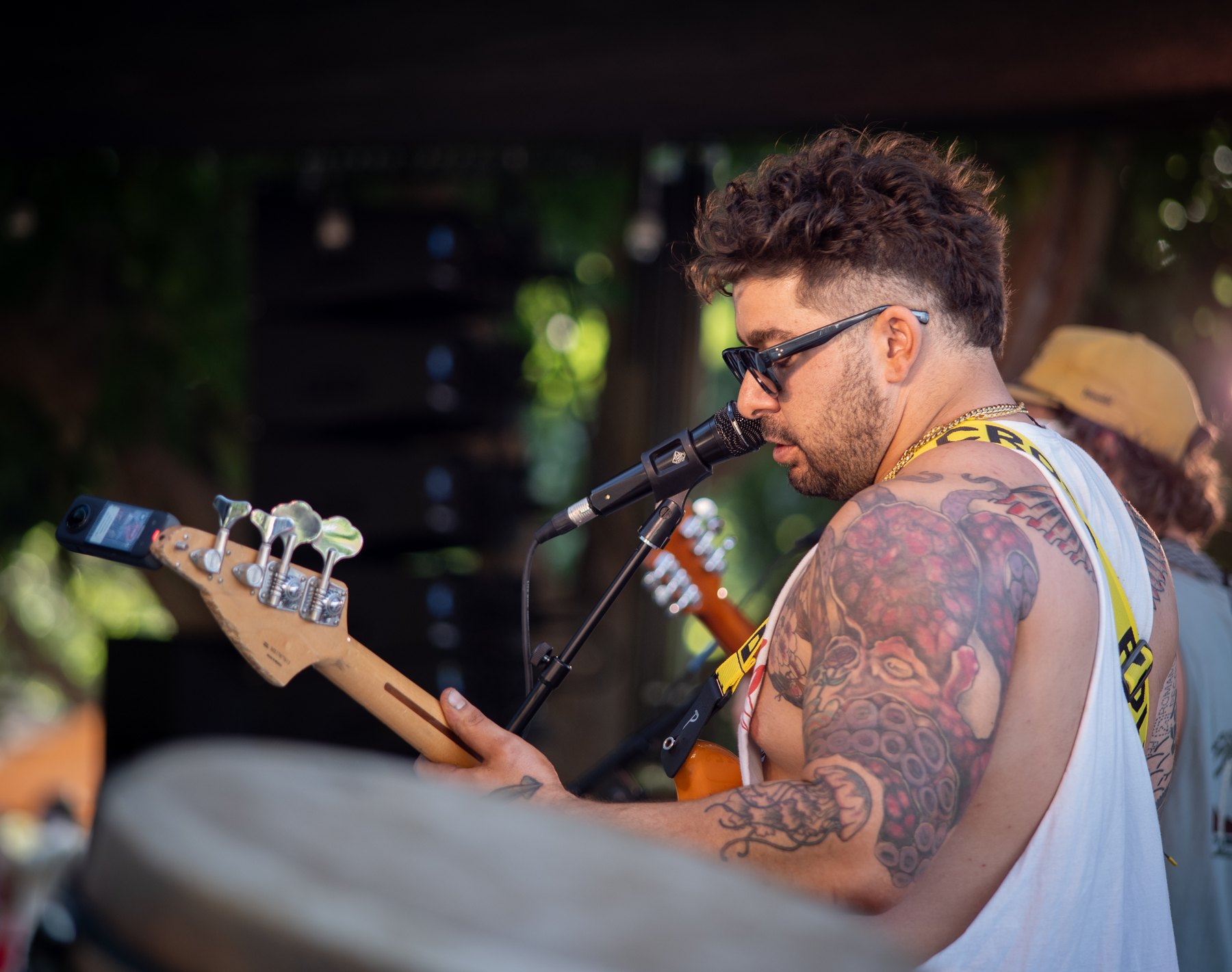 Live reggae musician performing at Reggae on the Creek in Winters California